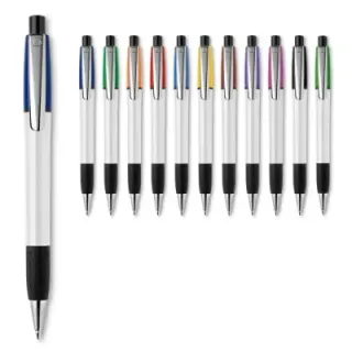 Ball pen Semyr Grip Colour hardcolour - LT87536 (gadzety reklamowe)